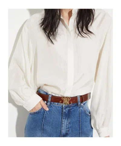 Maxco. Logo Belt In Brown