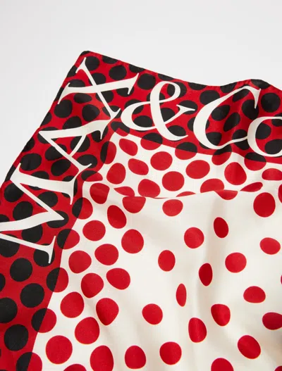 Maxco. Twill Scarf In Multi