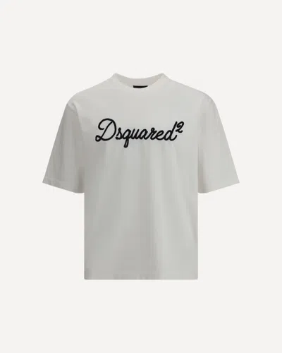 Dsquared2 Jersey T-shirt With Logo In White