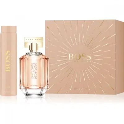 Hugo Boss Ladies Boss The Scent Gift Set Fragrances 3616306969681 In Transparent