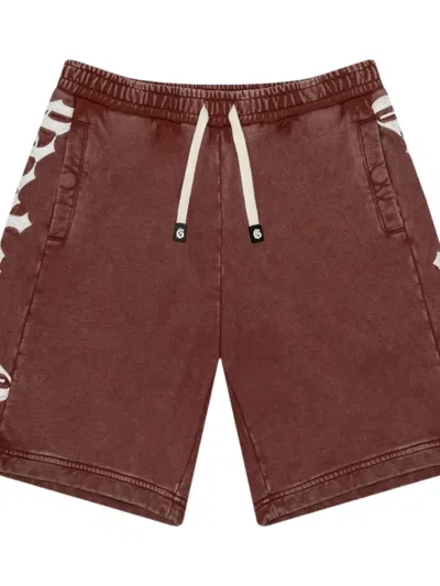 Godspeed Courtside Drawstring Shorts In Brown