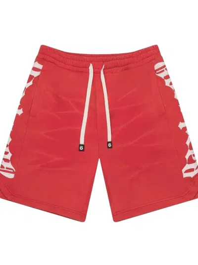 Godspeed Courtside Drawstring Shorts In Red