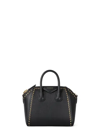 Givenchy Mini Antigona Tote Bag In Black