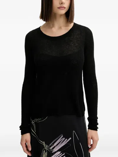 Desigual Floral Print Slip Midi Dress (set Of Two) In Black