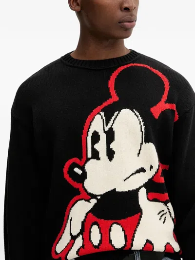 Desigual Cartoon Graphic Sweater In Blue