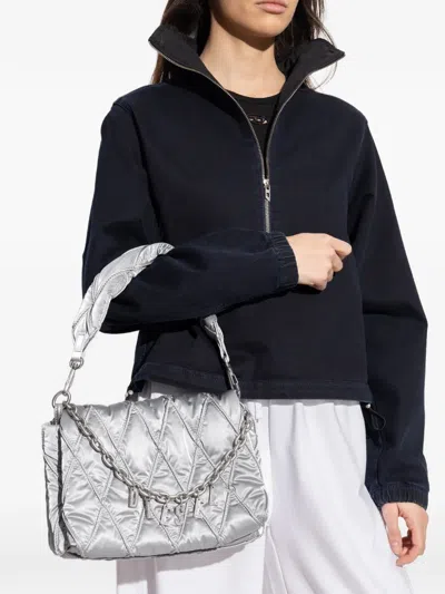 Diesel Charm-d Shoulder Bag In Brown