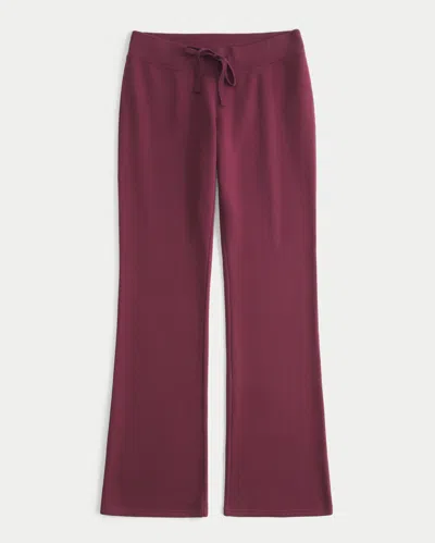Hollister Senior '26 Graphic Bootcut Sweatpants In Purple