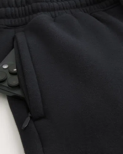 Hollister Baggy Bootcut Sweatpants In Black