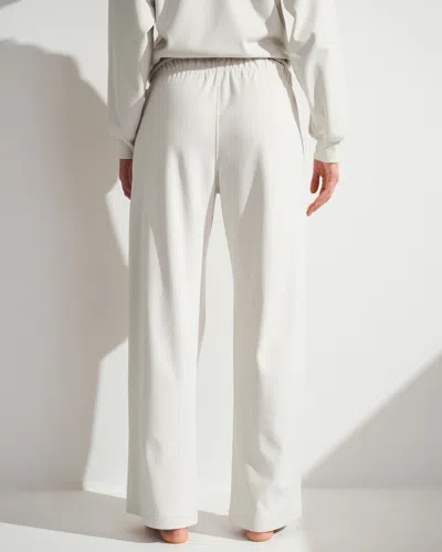 Abercrombie & Fitch Ypb Restore Wide Leg Pant In White