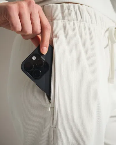 Abercrombie & Fitch Ypb Restore Wide Leg Pant In White