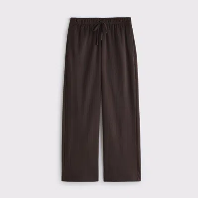 Abercrombie & Fitch Ypb Restore Wide Leg Pant In Brown