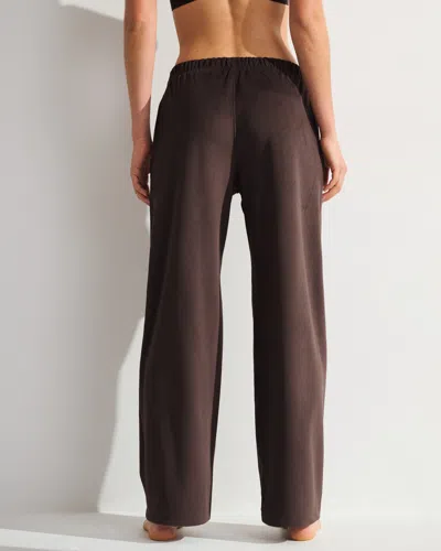 Abercrombie & Fitch Ypb Restore Wide Leg Pant In Brown