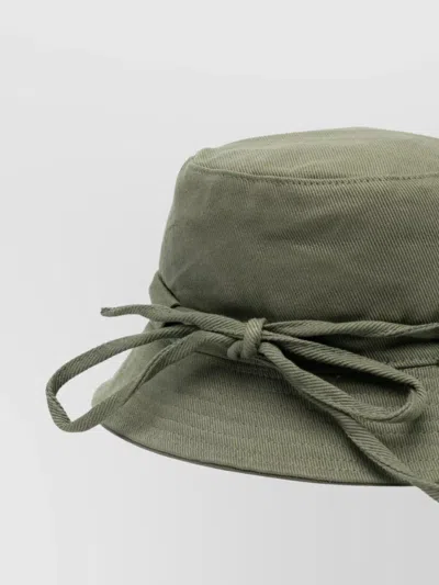 Jacquemus Le Bob Gadjo Bucket Hat In Green