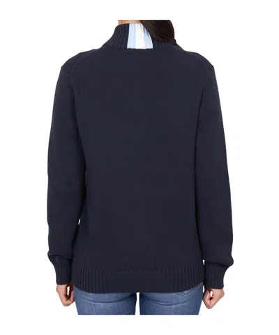 Polo Ralph Lauren Zipper Cardigan In Blue