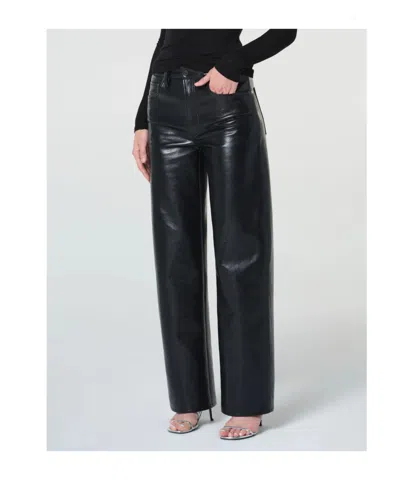 Agolde Arc Jean 32' (recycled Leather) In Multi