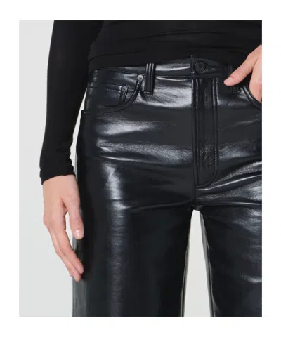 Agolde Arc Jean 32' (recycled Leather) In Multi