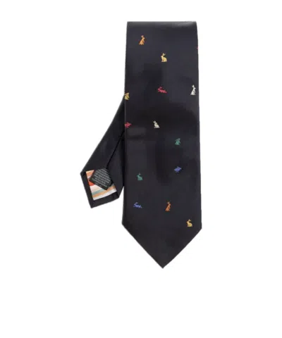Paul Smith Self-tie Tie In Black