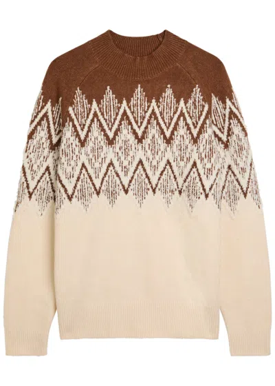 Varley Siren Fair Isle Knitted Sweater In Multi