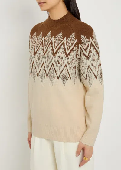 Varley Siren Fair Isle Knitted Sweater In Multi