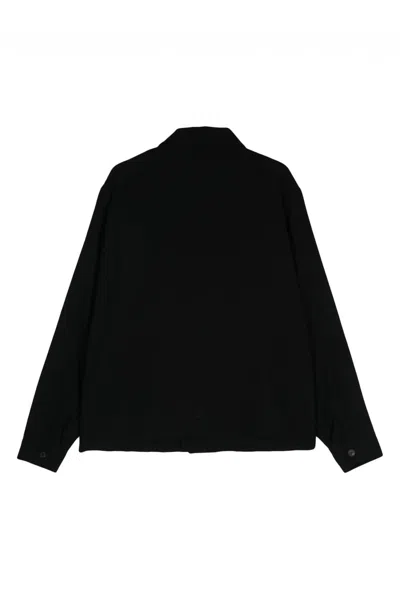Givenchy Black Wool Polyamide Overshirt In Black