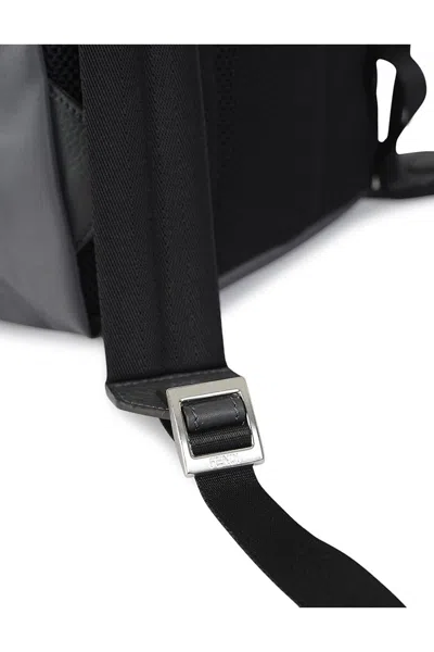 Fendi Ff Backpack In Brown