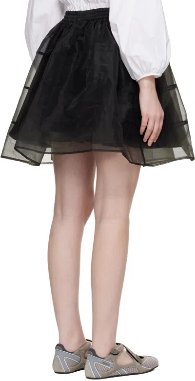 Cecilie Bahnsen Black Cbcayla Miniskirt In Multi