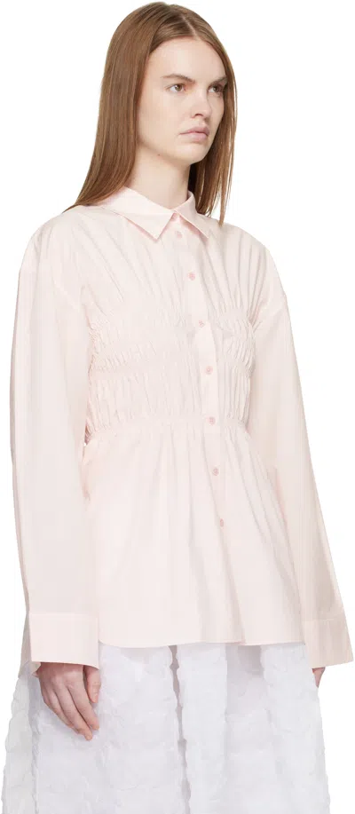 Cecilie Bahnsen Pink Cbbraxton Shirt In Multi