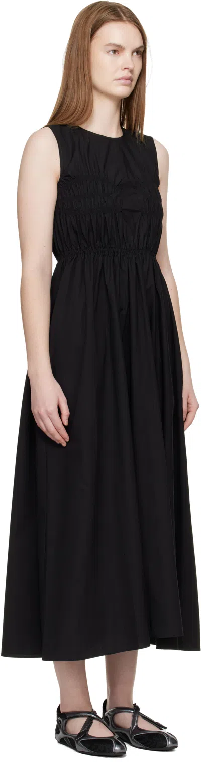 Cecilie Bahnsen Black Cbchristy Midi Dress In Black