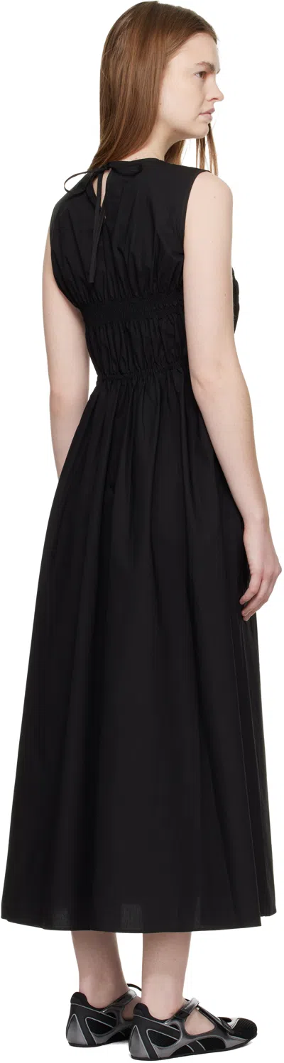 Cecilie Bahnsen Black Cbchristy Midi Dress In Black