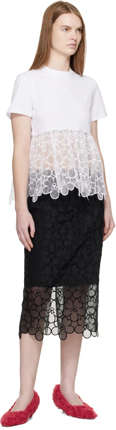 Cecilie Bahnsen Black Cbbria Midi Skirt In Black