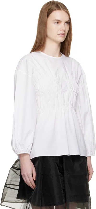 Cecilie Bahnsen White Cbcamryn Blouse In White