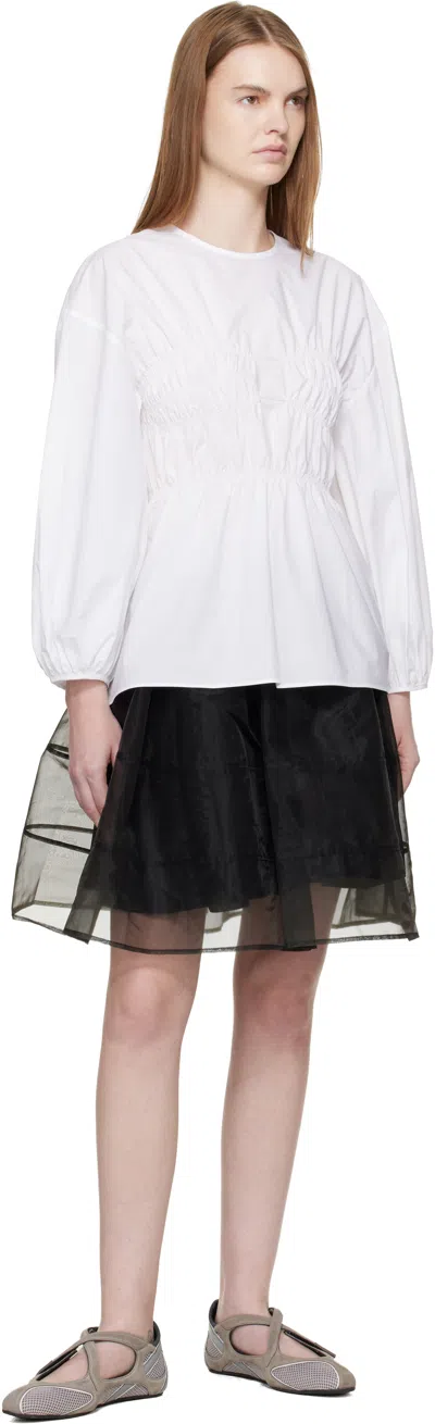 Cecilie Bahnsen White Cbcamryn Blouse In White