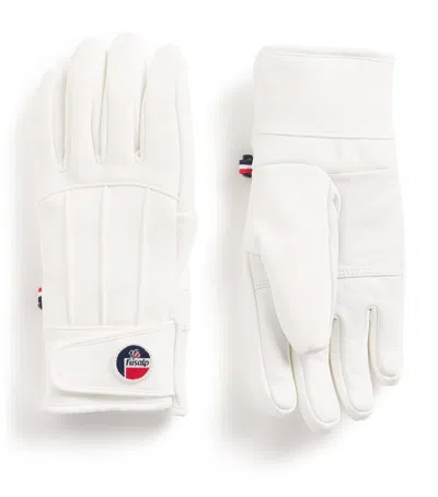 Fusalp Glacier W Softshell Ski Gloves In White