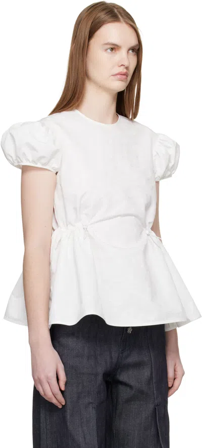 Cecilie Bahnsen Off-white Cbchiara Blouse In White