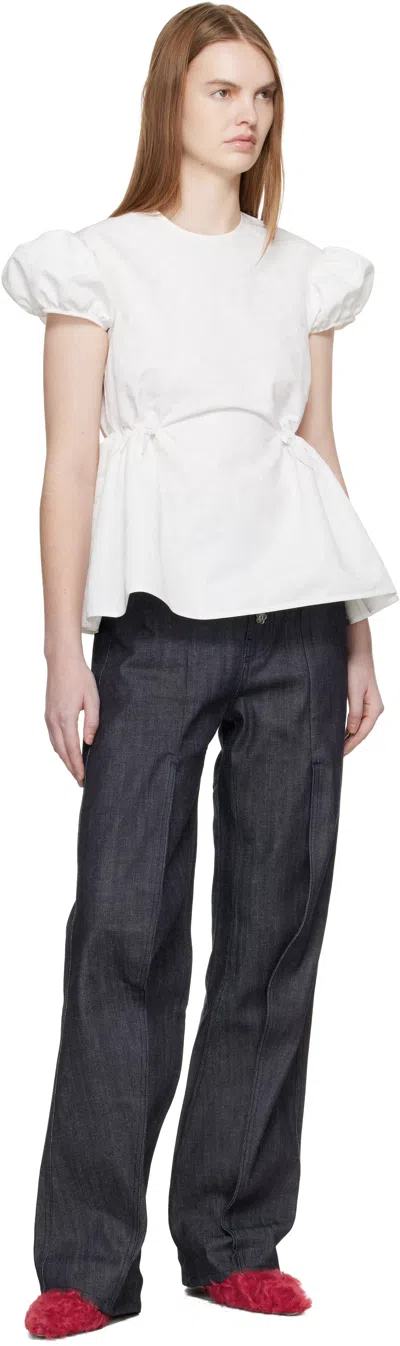 Cecilie Bahnsen Off-white Cbchiara Blouse In White