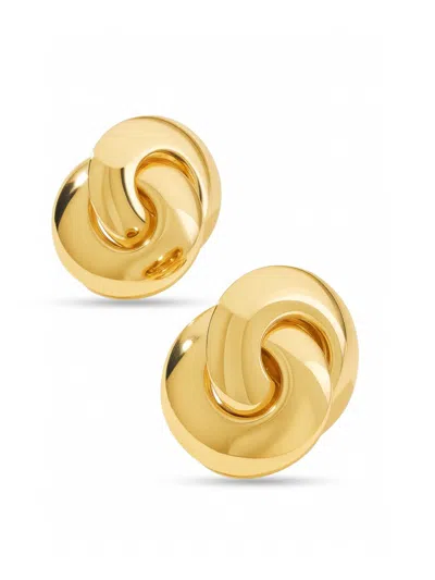 Fifth & Dune Women's Interlocked Goldplated Post Earrings In Gold