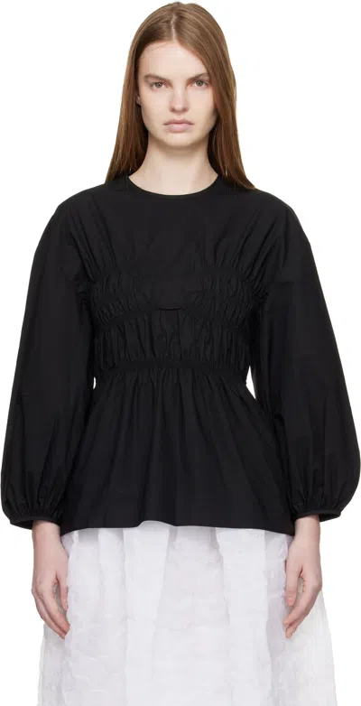 Cecilie Bahnsen Brooklyn Top In Black
