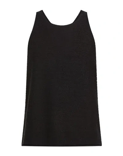 I'm Brian Man Tank Top Black Size M Acrylic, Cotton In Black