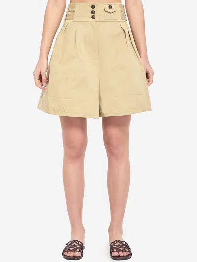 Zimmermann Rebellion Cargo Shortss Beige In Neutral