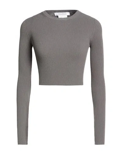 Max Mara Sfilata Woman Sweater Grey Size L Viscose, Polyester In Gray