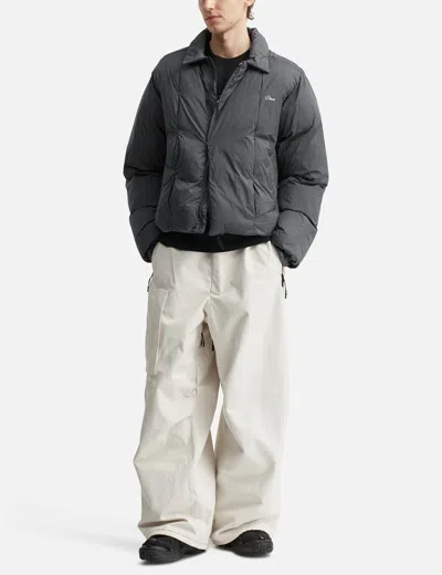 Dime Pleated Puffer In Gray