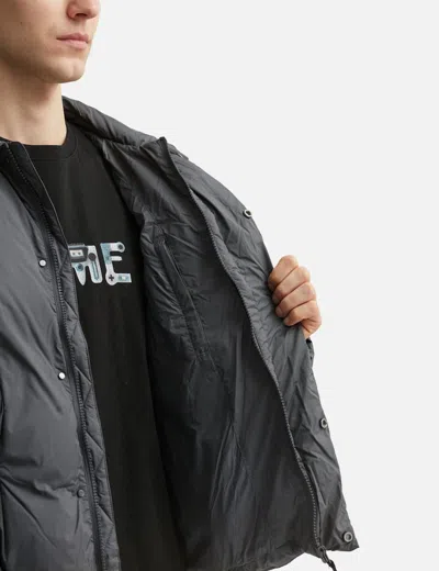 Dime Pleated Puffer In Gray