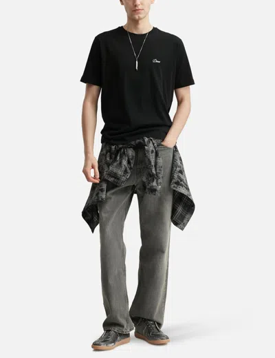 Dime Cursive Small Logo T-shirt In Black