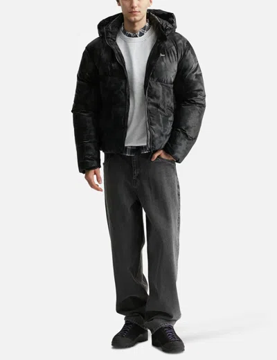 Dime Wavy Puffer In Black