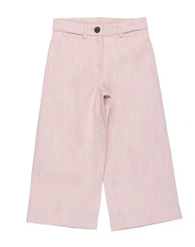 Bonpoint Toddler Girl Jeans Pink Size 6 Cotton, Linen In Pink