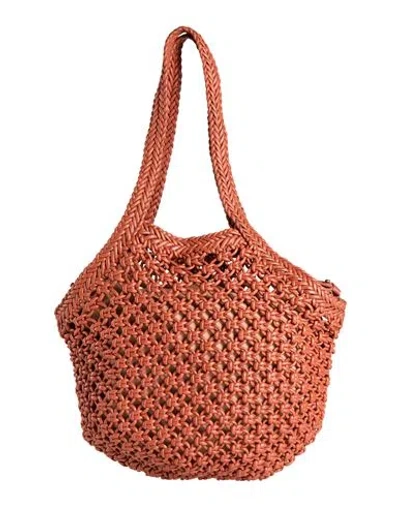 Officine Creative Italia Woman Shoulder Bag Tan Size - Leather In Brown