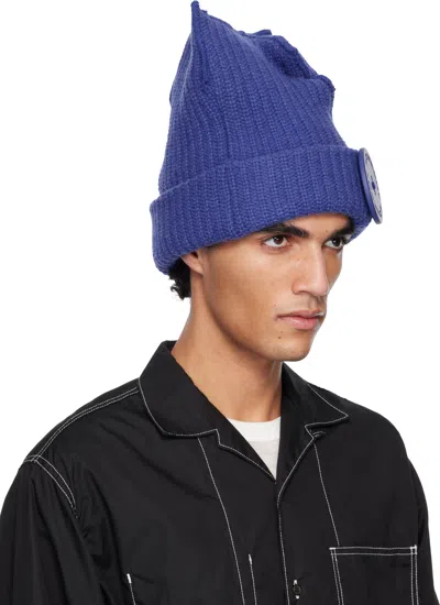 Charles Jeffrey Loverboy Blue Box Beanie In Blue