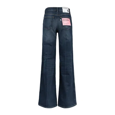 Department Five Department 5 Pretender Denim Wide Leg Jeans In Blue