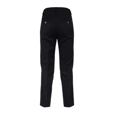 Dondup Button-fastening Pocket Tailored Trousers In Black