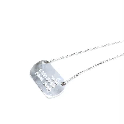 Pre-owned Dior Christian   925 Sterling Silver Antique Art Deco Howard & Co. "port" Women's Necklace (pre-o